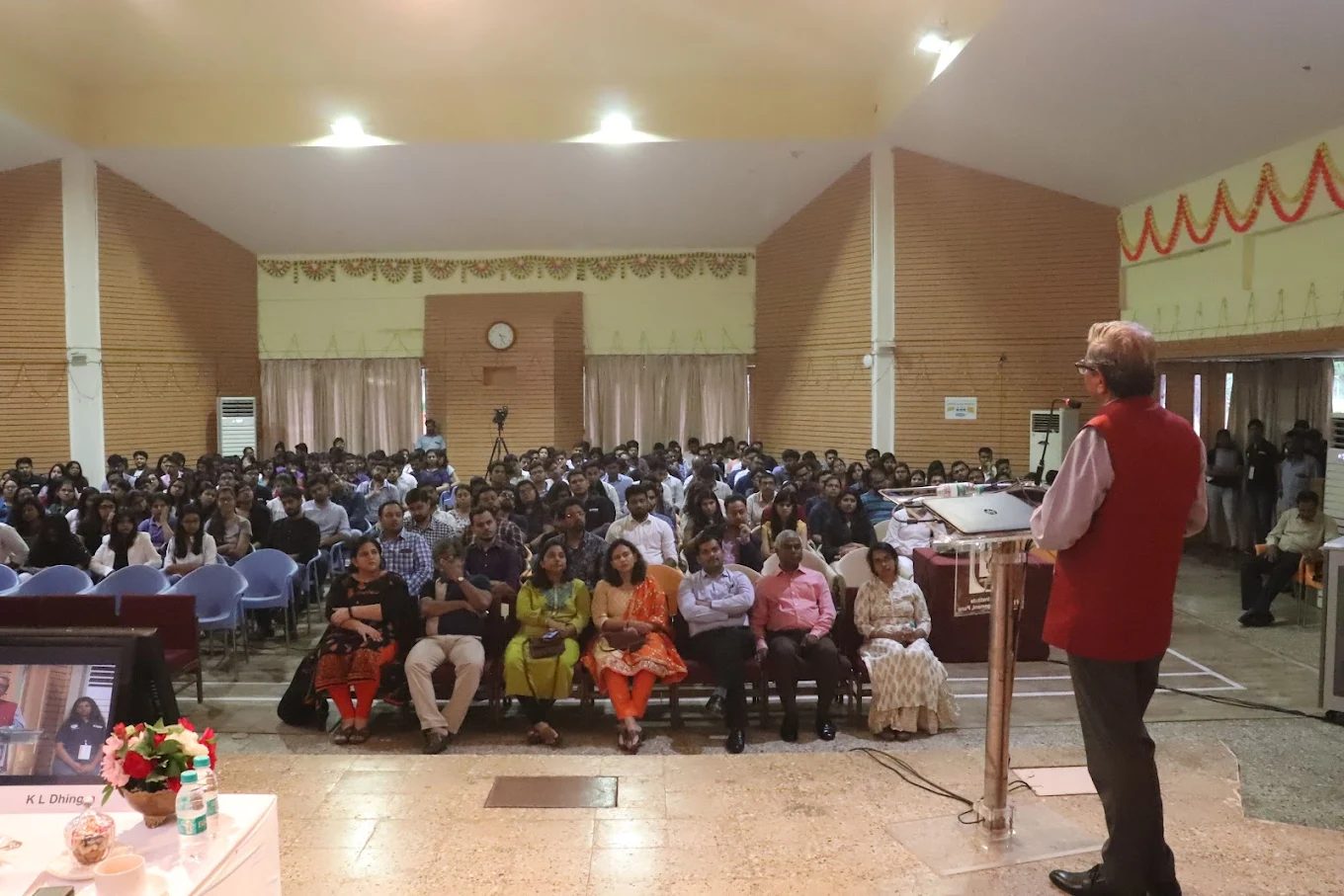 Classroom session at NIBM
